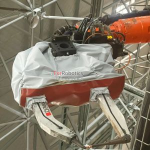 介绍一下机器人阻燃防焊渣焊钳防护罩